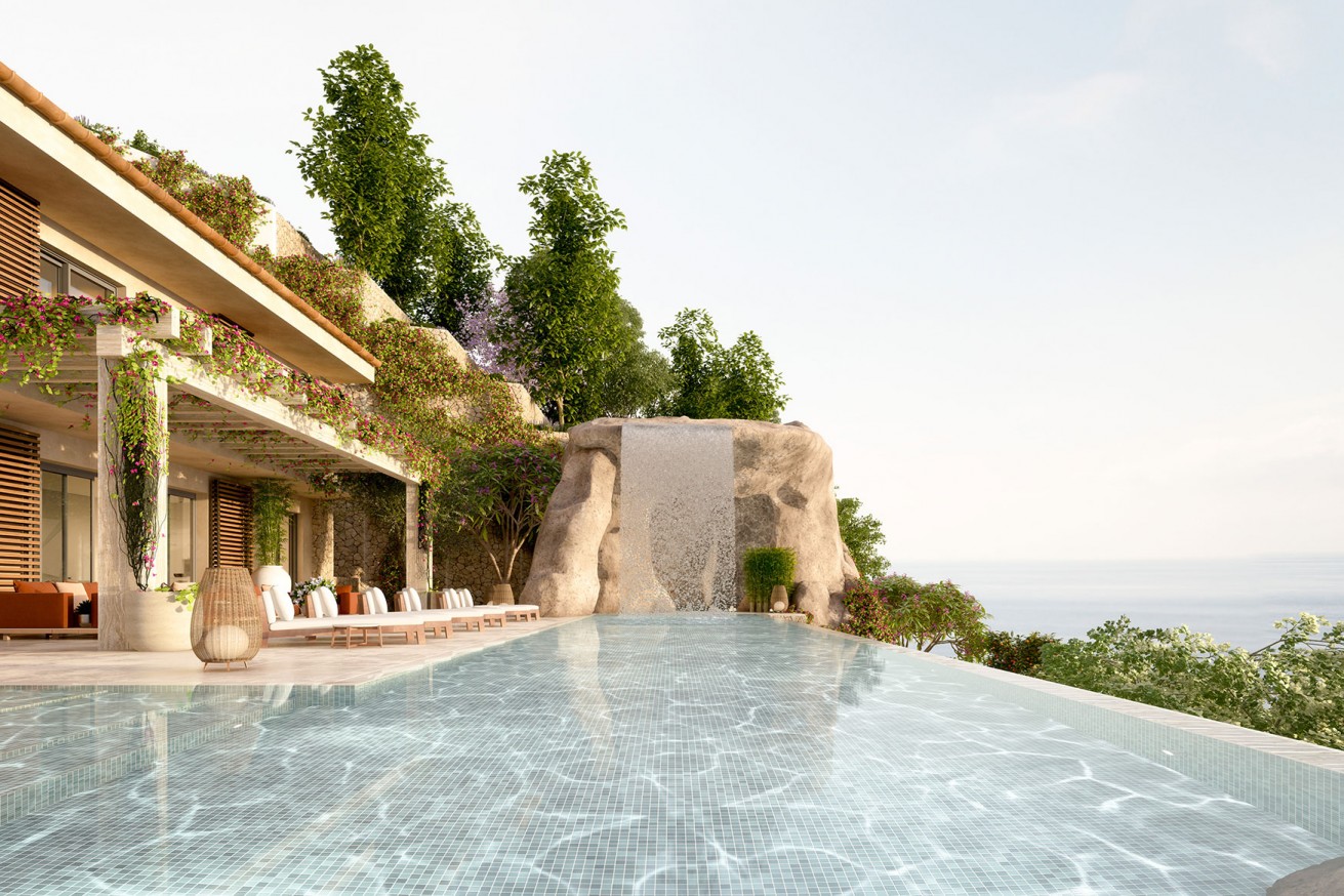 Single-family home under construction in Cala Llamp