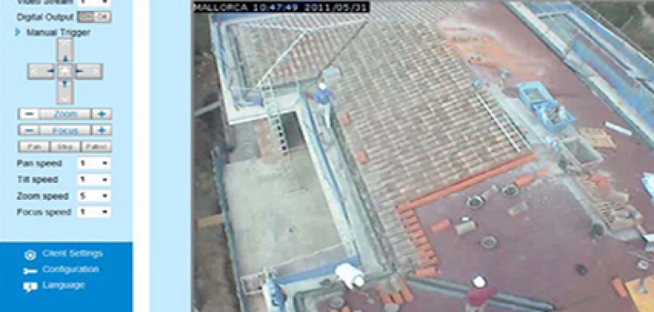 Construction surveillance cameras
